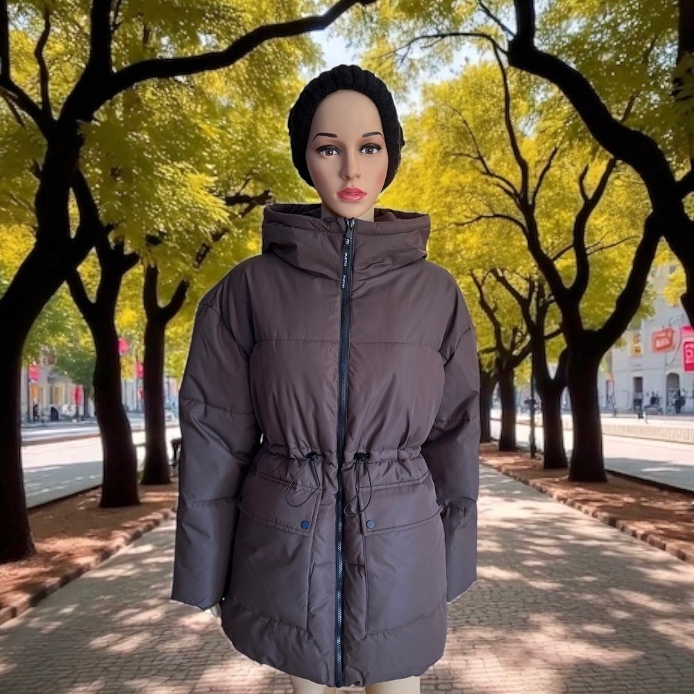 Puffit Hooded Puffer Jacket size M. NWT